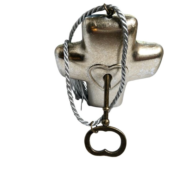 DEMDACO Artful Cross "Be Strong & Courageous" Joshua 1:9 4 Keepsake - Picture 8 of 9